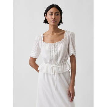 GAP Топ с дантела GAP GAP | Byal | ЖЕНИ | XS