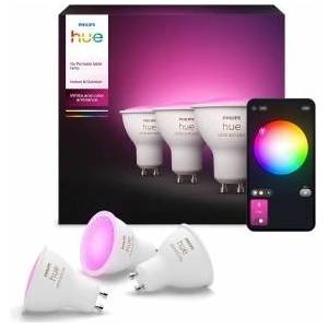 Philips Philips 929003666503 Hue White & Color Ambiance GU10 LED Spot 3er Pack 400 - 8720169229877