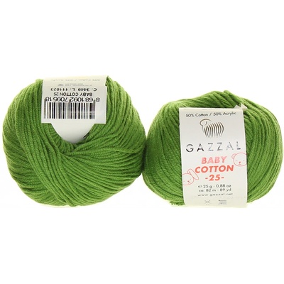 Gazzal Baby Cotton 25 3449 olivová