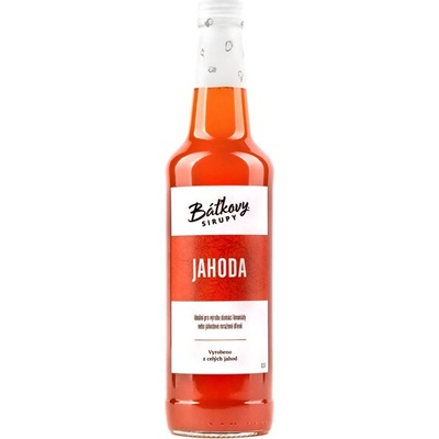 Baťkovy sirupy jahoda 0,5 l