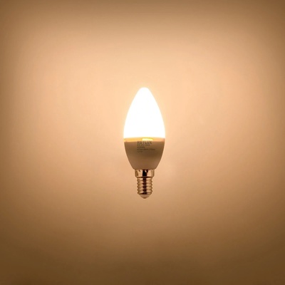 Retlux LED žárovka C35 E14 svíčka 6W teplá bílá