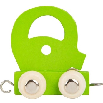 Legler Дървено влакче цветна азбука буква q