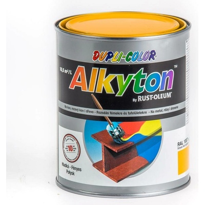 Alkyton antikorozní barva na rez 3v1 0,75 l narcisově žlutá lesk