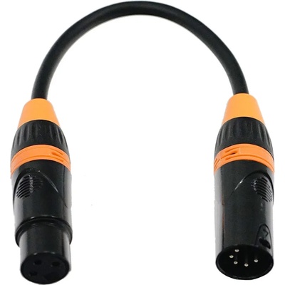 Fos technologies ltd Преходник DMX адаптор 3pin XLR female to 5pin XLR male FC-XLR-3F5M