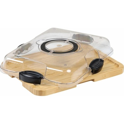 KESPER Servírovací podnos s vekom 36 × 28 × 7 cm, bambus/plast KESPER 58630