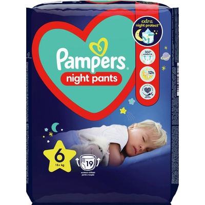 Pampers Пелени гащи Pampers - Night 6, 19 броя (1100004221)