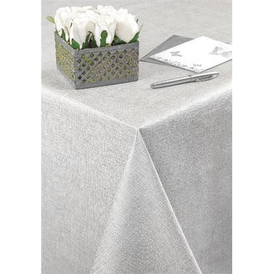 Ubrus PVC 6732310 textilní vzor šedý metráž, 20 m x 140 cm, IMPOL TRADE