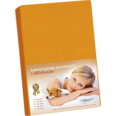 Bellatex jersey s elastanem oranžové 100x200