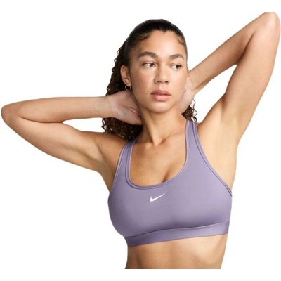 Nike Дамски сутиен Nike Swoosh Light Support Non-Padded Sports Bra - Лилав