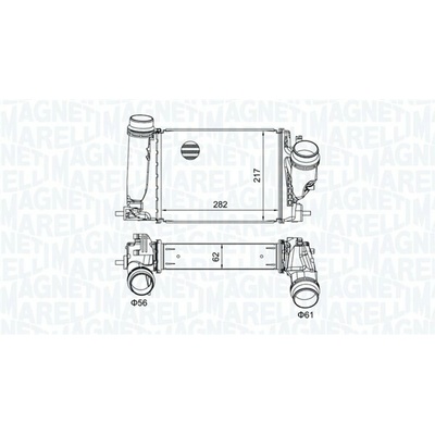 Chladič plniaceho vzduchu MAGNETI MARELLI 351319205830
