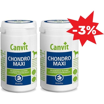 Ω Canvit Chondro Maxi tablety pre psov 2x1 kg