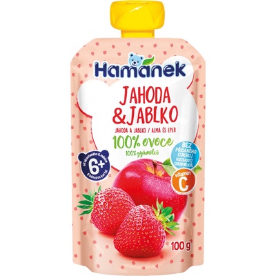 Hamánek kapsička Jahoda a jablko 100 g