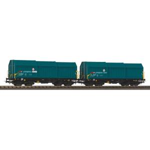 Piko Комплект от 2 вагона с телескопични покриви h-sbb c vi (28304)