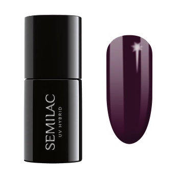 Semilac 099 Uv Gel Polish Dark Purple Wine Гел лак 7ml