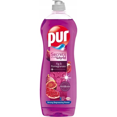 Pur Power Tekutý prostriedok na umývanie riadu granátový 750 ml