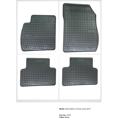 FroGum Гумени стелки Frogum за Opel Zafira C Tourer (pa 0701-51238)