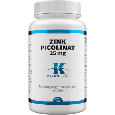 KLEAN LABS Цинков пиколинат 25 mg - 100 капсули