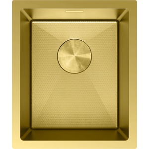 Mexen Trixo мивка стоманена 1-камерна 370 x 440 mm, златна HC - 6412371000-55HC (6412371000-55HC) Мивка за вграждане