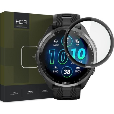 Ochranné sklo Hybridní sklo Hofi Hybrid Pro+ Garmin Forerunner 965 Black – Zboží Mobilmania
