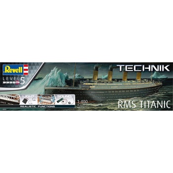 Revell RMS Titanic Plastic ModelKit TECHNIK loď 00458 1:400