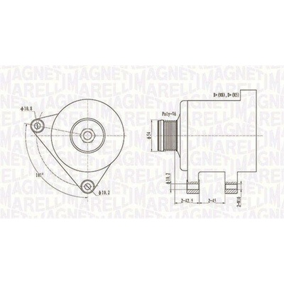 Generátor MAGNETI MARELLI 063731553010