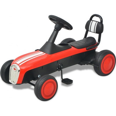 vidaXL 80154 Šlapací motokára červená