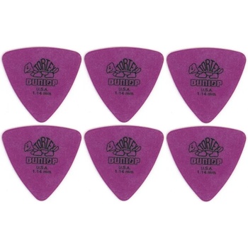 Dunlop 431R 1.14 Tortex Triangle 6 Перце за китара (431R114-6PACK-SET)