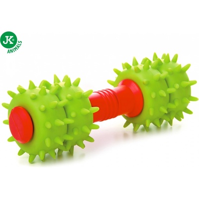 JK Animals Dentální činka odolná hračka z termoplastické pryže 14 cm