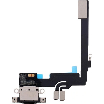 AppleKing nabíjací a audio flex konektor pre iPhone 16 Pro – čierny titán