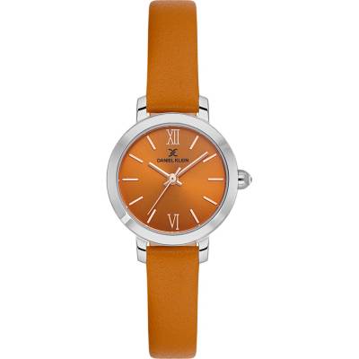 Daniel Klein DK. 1.13780-2 - Дамски, Кварц, 26mm, Оранжева кожа, 3 ATM - Premium