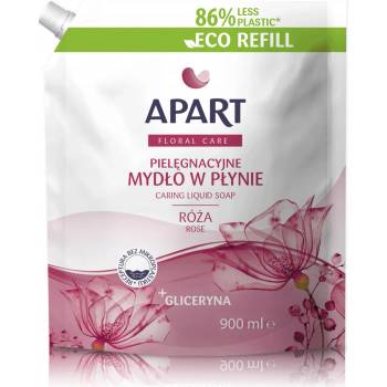 Apart Rose náhradná náplň do tekutého mydla 900 ml