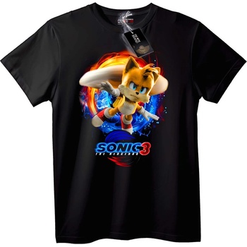 NOONEBRAND Тениска Sonic 3 The Hedgehog - 2XL, Black