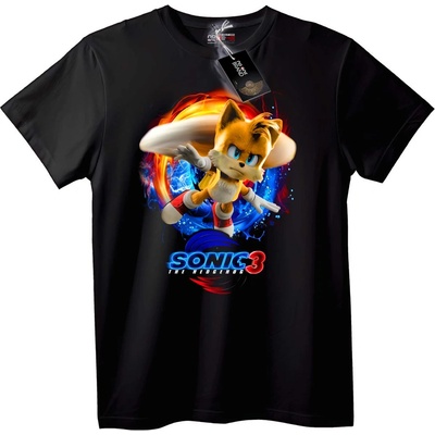 NOONEBRAND Тениска Sonic 3 The Hedgehog - 2XL, Black