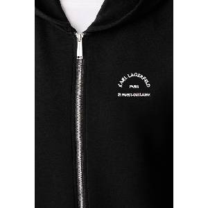 KARL LAGERFELD суичър с качулка дамски от модал (B3W20037)