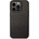 KARL LAGERFELD Leather Perforated Logo - дизайнерски кожен кейс за iPhone 14 Pro Max (черен)