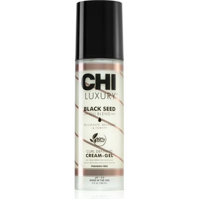 CHI Luxury Black Seed Oil Curl Defining Cream Gel krémový gel pro vytvarování vln 148 ml