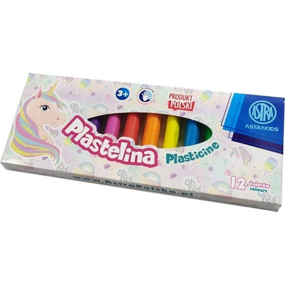 Astra Školská plastelína 12 farieb UNICORN