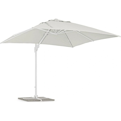 Bizzotto Градински чадър Eden бяло-естествен 3x3 м, модел T (0795673)