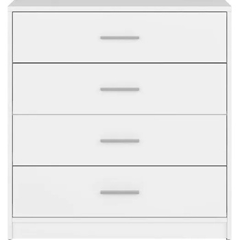 Image 1 of Black Red White Скрин с четири чекмеджета Nepo KOM4S