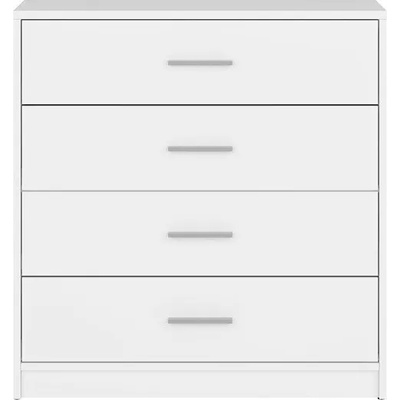 Black Red White Скрин с четири чекмеджета Nepo KOM4S