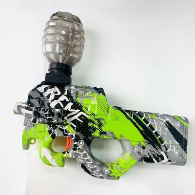 Sunny Blaster P90 pištoľ na vodné gélové pelety s príslušenstvom zelená F986-1