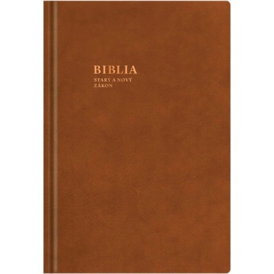 Biblia - katolícka, veľký formát v koži - Starý a Nový zákon