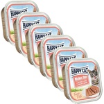 Happy Cat Minkas DUO Пате птиче месо и сьомга 6 x 100 г