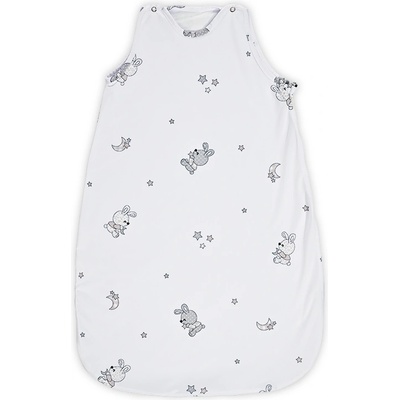Lorelli Летен спален чувал с ранфорс Lorelli - Little Rabbits, Gray, 100 cm (20810356601R)