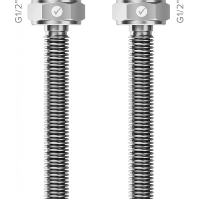 MERABELL Toaletná hadica Aqua Classic G1/2"-G1/2", 35cm M0072