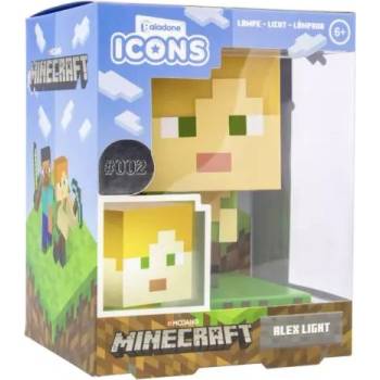 Paladone Minecraft: Нощна лампа на Алекс (PP6591MCFV4)