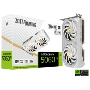 ZOTAC GeForce RTX 5060 Ti Twin Edge OC White 16GB GDDR7 128bit (ZT-B50620Q-10M) Видео карти