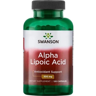 Swanson Alpha Lipoic Acid, 300 mg, 120 капсули, Swanson (SWU190)