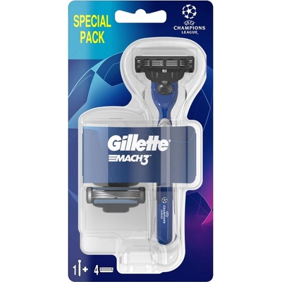 Gillette Mach3 + 4 ks hlavic