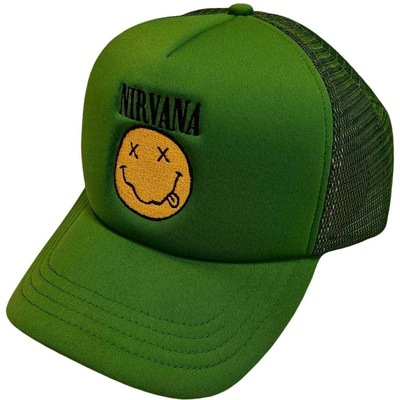 Nirvana Logo & Happy Face Шапка с козирка Green UNI (NIRVMBCAP09GR)